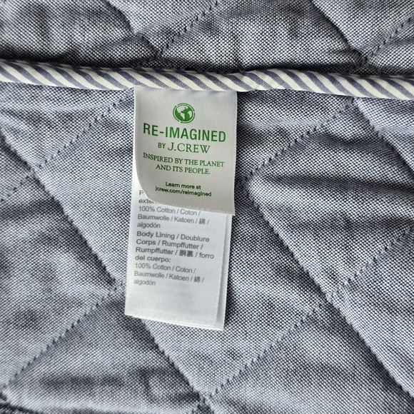 J.CREW Quilted Green Downtown Field Jacket Small EUC - Picture 9 of 10